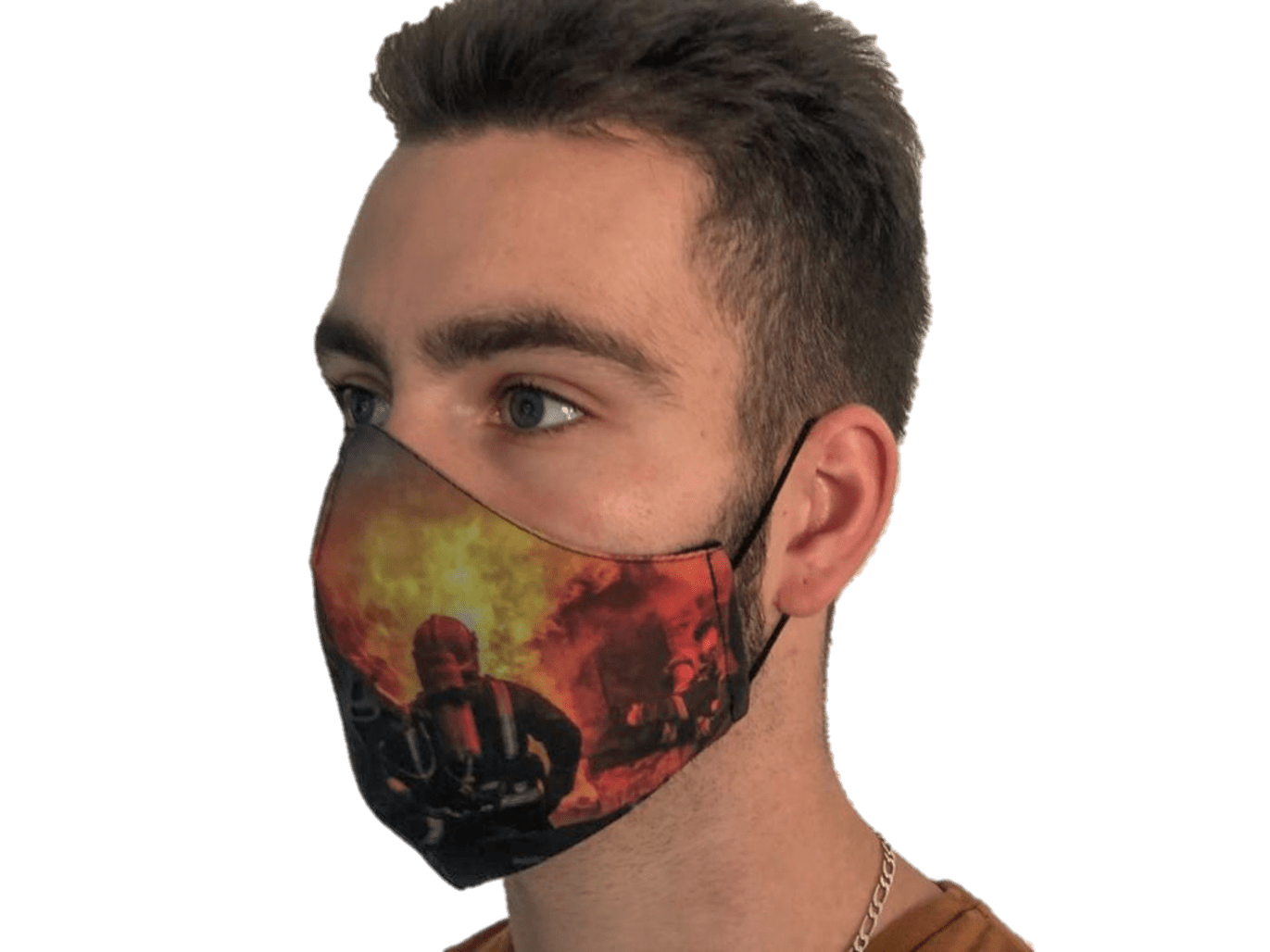 Costume de pompier de capot de masque de protection contre les