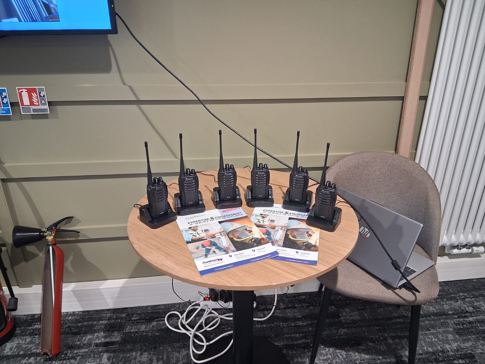 talkies walkies outils de formation ssiap rouen